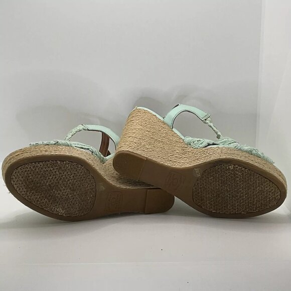 Lucky Brand - Woman’s Size 8 Wedge Heel Mint Green - Picture 6 of 6